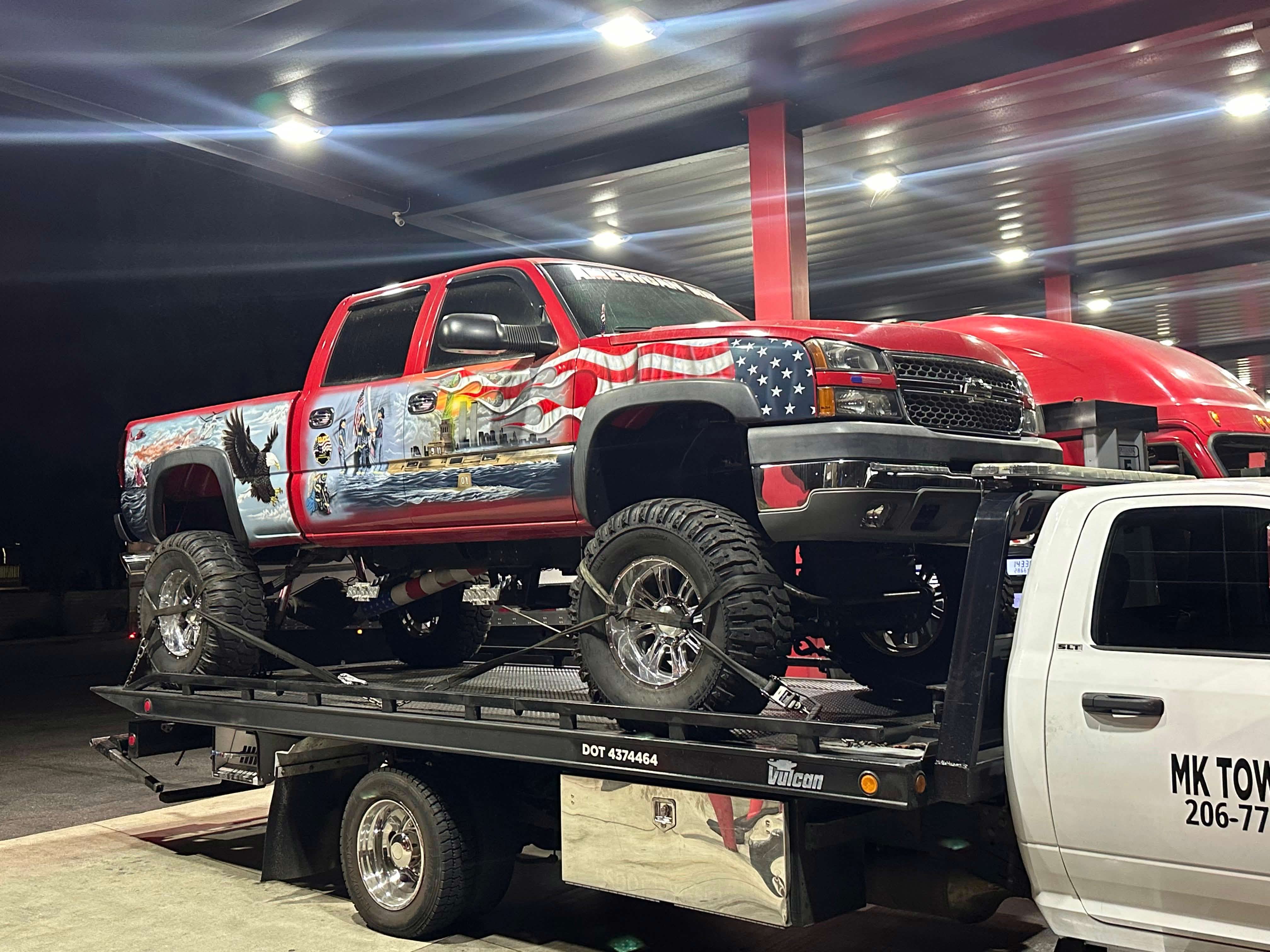 MK Towing Service Area Coverage